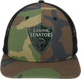 Lansing Senators New Era Snapback Low Profile Trucker Cap