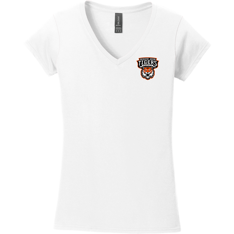 Princeton Jr. Tigers Softstyle Ladies Fit V-Neck T-Shirt