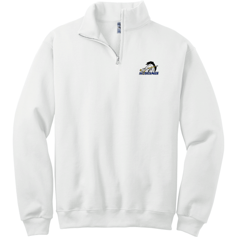 Mid-State Mustangs NuBlend 1/4-Zip Cadet Collar Sweatshirt