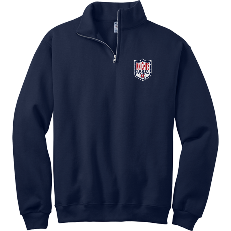 Knights Youth Football NuBlend 1/4-Zip Cadet Collar Sweatshirt