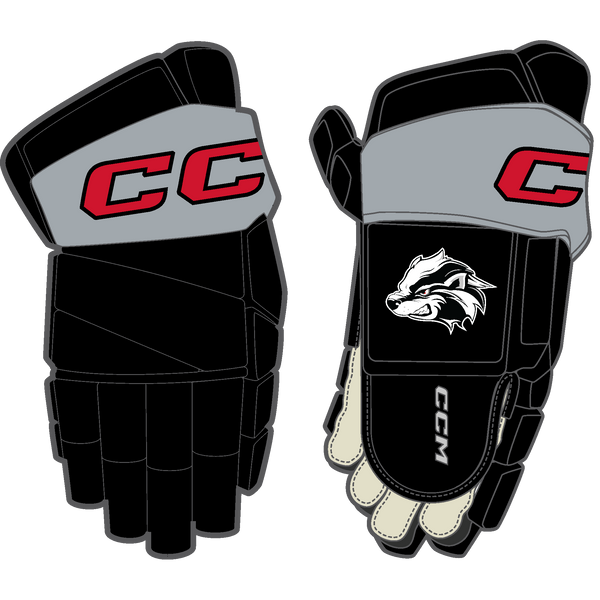Allegheny Badgers CCM 85C Custom Gloves Senior