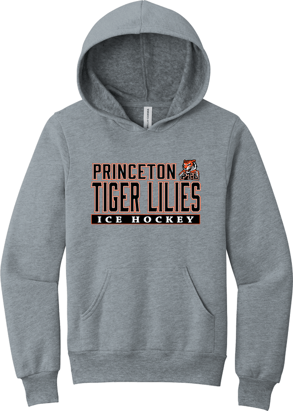 Princeton Tiger Lilies Youth Sponge Fleece Pullover Hoodie