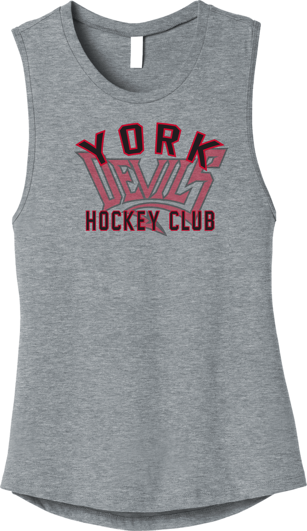 York Devils Womens Jersey Muscle Tank