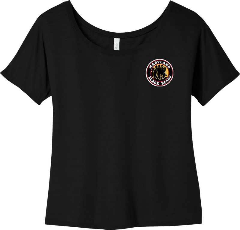 Maryland Black Bears Womens Slouchy Tee