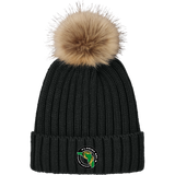 Florida Eels Faux Fur Pom Beanie