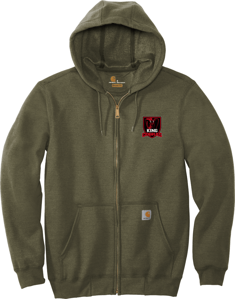 King Cobras Carhartt Midweight Hooded Zip-Front Sweatshirt