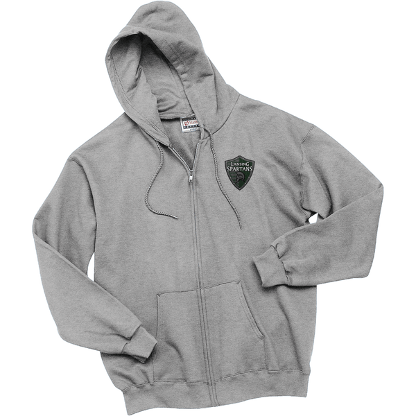 Lansing Spartans Ultimate Cotton - Full-Zip Hooded Sweatshirt