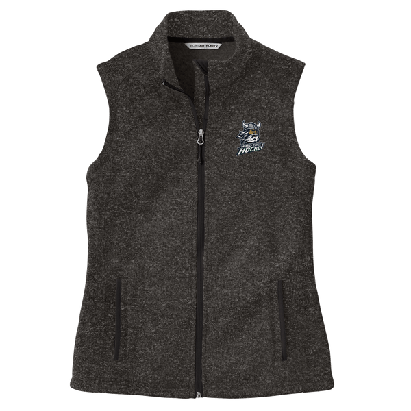 Hard Edge Hockey Ladies Sweater Fleece Vest