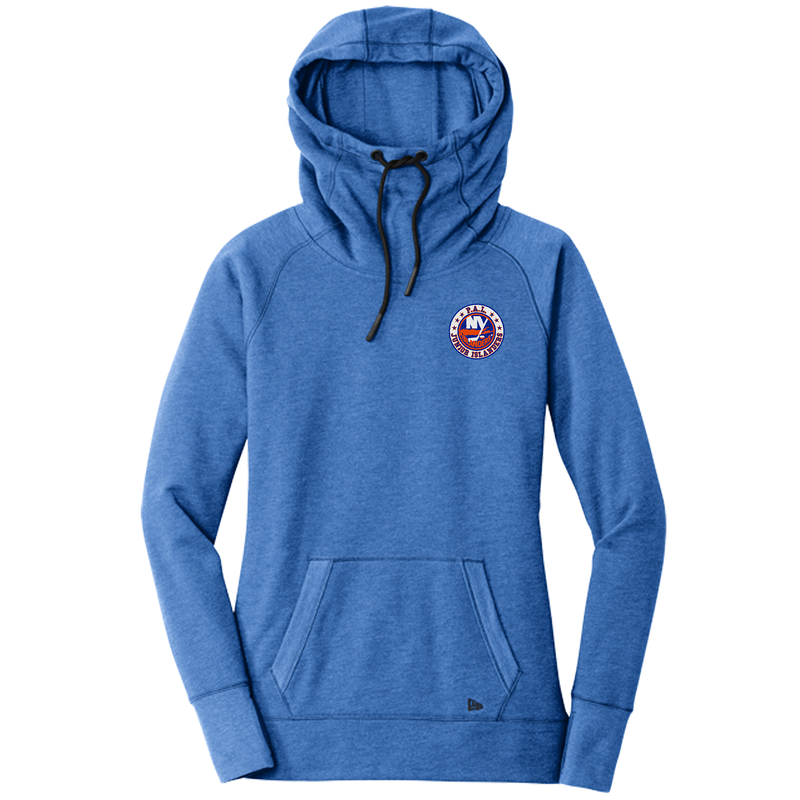 PAL Jr. Islanders New Era Ladies Tri-Blend Fleece Pullover Hoodie