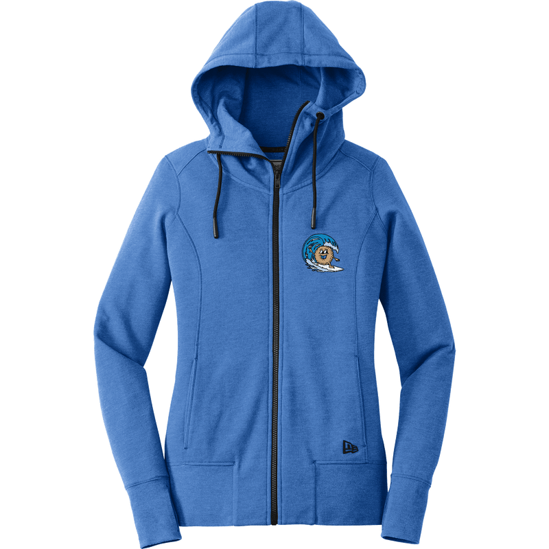 BagelEddi's New Era Ladies Tri-Blend Fleece Full-Zip Hoodie