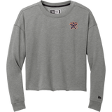 NY Stars New Era Ladies Tri-Blend Fleece Crop Crew