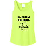 McGinn Elementary 'Book' Women's Core Cotton Tank Top
