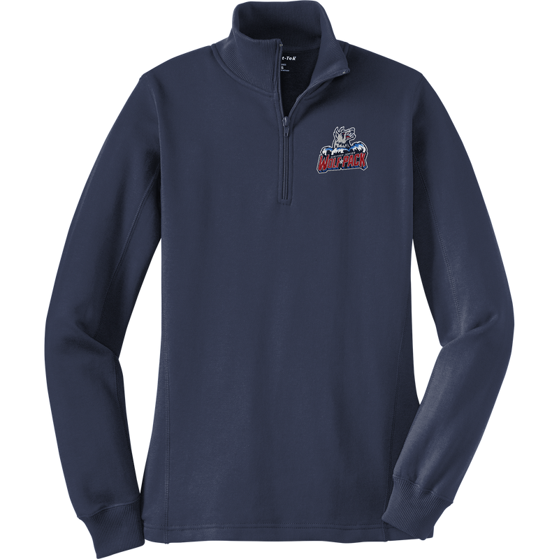 Hartford Jr. Wolfpack Ladies 1/4-Zip Sweatshirt