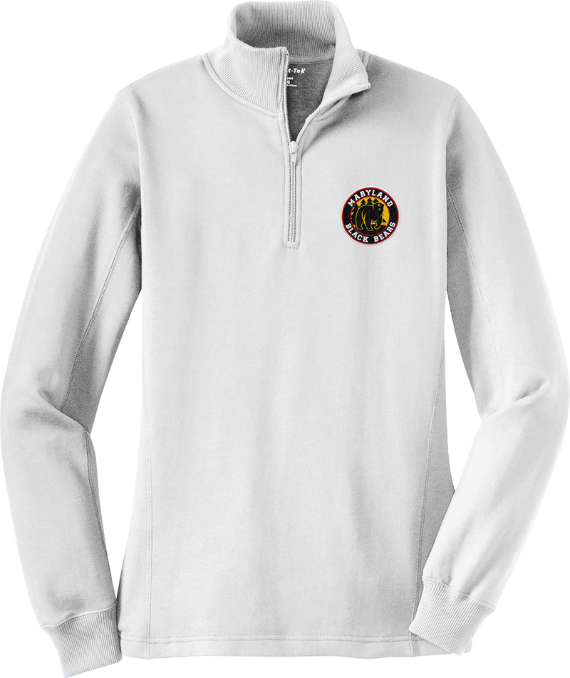 Maryland Black Bears Ladies 1/4-Zip Sweatshirt