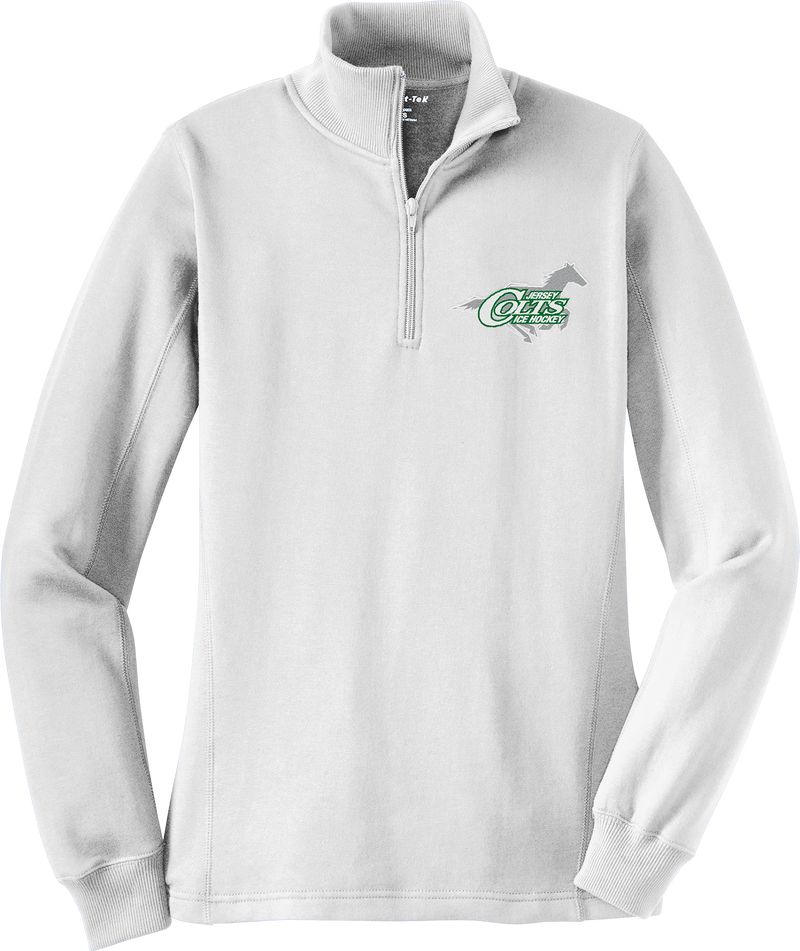 NJ Colts Ladies 1/4-Zip Sweatshirt