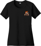 Princeton Tiger Lilies Ladies PosiCharge Tri-Blend Wicking Scoop Neck Raglan Tee