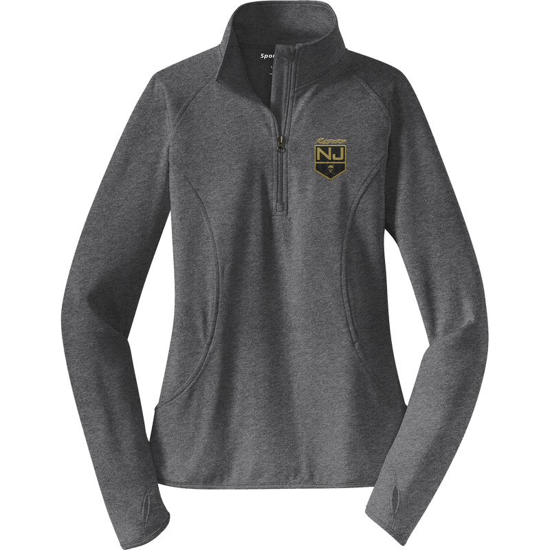 NJ Raiders Ladies Sport-Wick Stretch 1/4-Zip Pullover