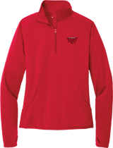 York Devils Ladies Sport-Wick Stretch 1/4-Zip Pullover