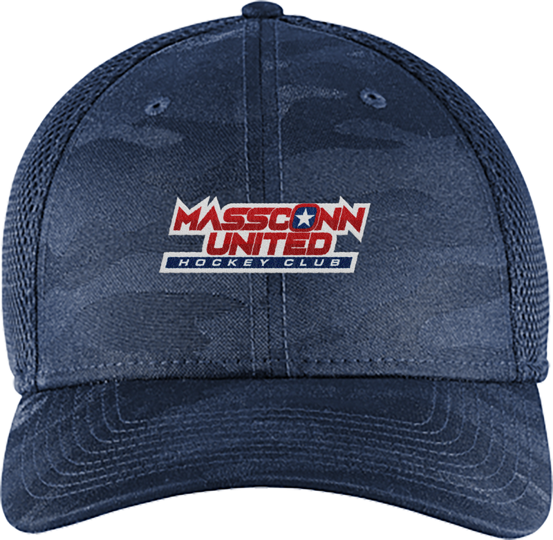 Mass Conn United New Era Tonal Camo Stretch Tech Mesh Cap