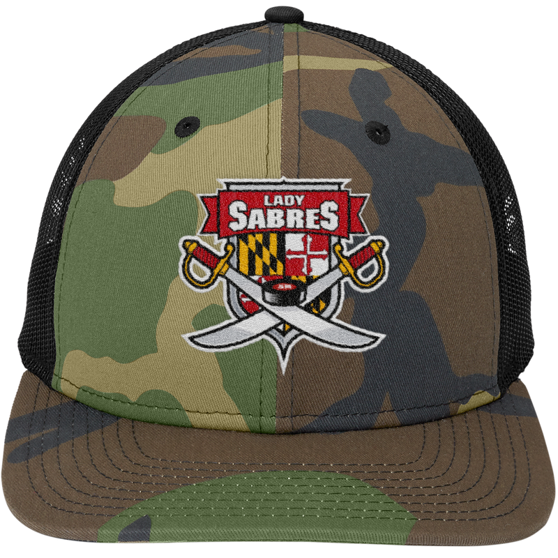 SOMD Lady Sabres New Era Snapback Low Profile Trucker Cap