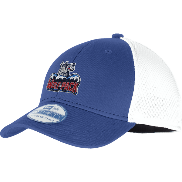 CT Wolfpack South New Era Youth Stretch Mesh Cap