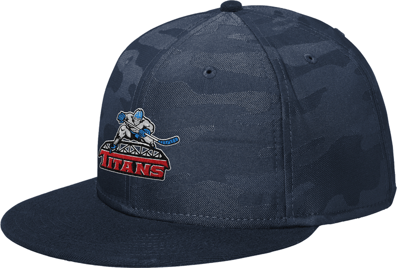 NJ Titans New Era Camo Flat Bill Snapback Cap