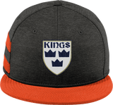 North Jersey Kings New Era Shadow Heather Striped Flat Bill Snapback Cap