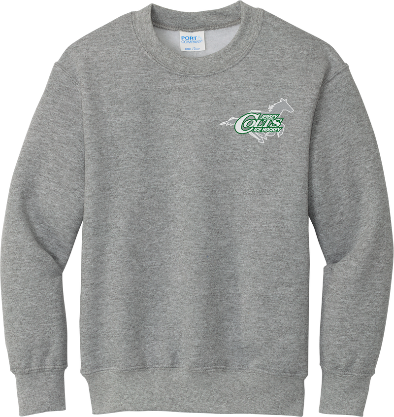 NJ Colts Youth Core Fleece Crewneck Sweatshirt