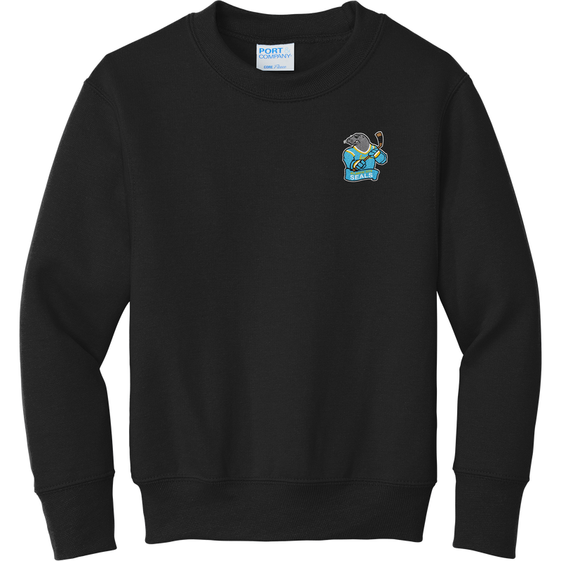 Atlantic City Seals Youth Core Fleece Crewneck Sweatshirt