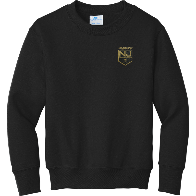 NJ Raiders Youth Core Fleece Crewneck Sweatshirt