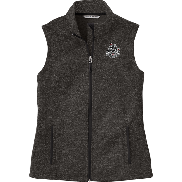 Grundy Senators Ladies Sweater Fleece Vest