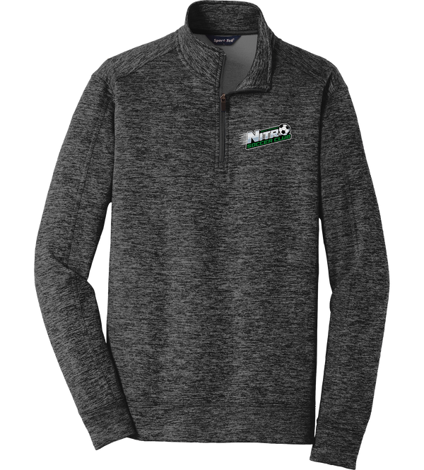 Nitro Soccer PosiCharge Electric Heather Fleece 1/4-Zip Pullover