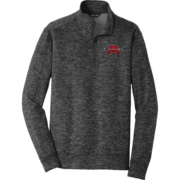 Mercer Arrows PosiCharge Electric Heather Fleece 1/4-Zip Pullover