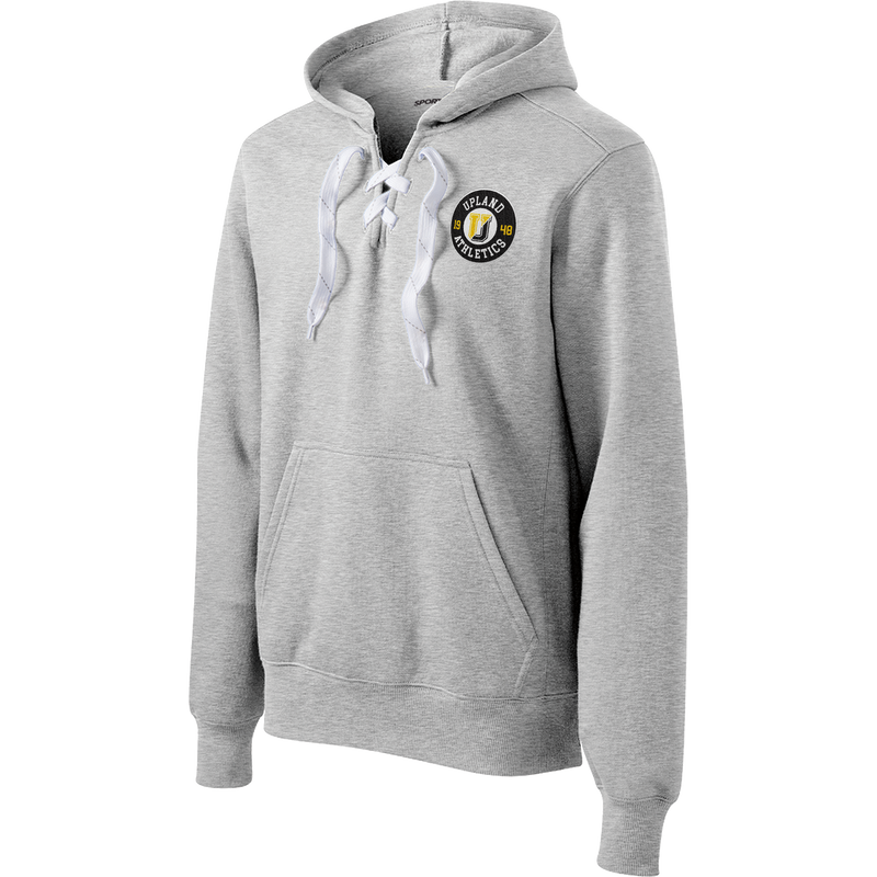 Upland Country Day School Lace Up Pullover Hooded Sweatshirt