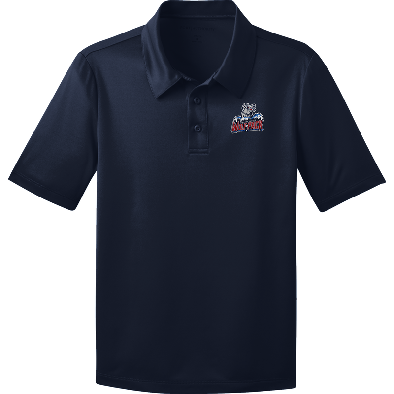 Hartford Jr. Wolfpack Youth Silk Touch Performance Polo