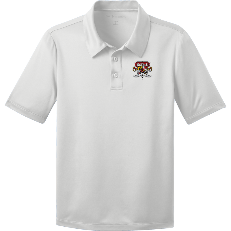 SOMD Lady Sabres Youth Silk Touch Performance Polo