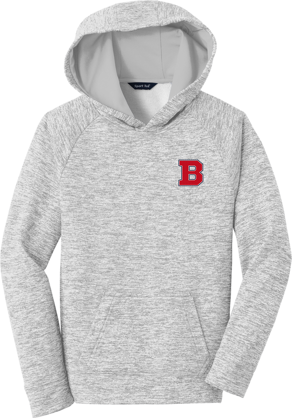 CT Bobcats Youth PosiCharge Electric Heather Fleece Hooded Pullover