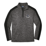 Midd South Hockey Youth PosiCharge  Electric Heather Colorblock 1/4-Zip Pullover