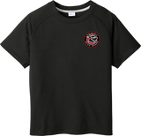 Palmyra Black Knights Youth PosiCharge  Tri-Blend Wicking Raglan Tee