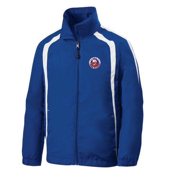 PAL Jr. Islanders Youth Colorblock Raglan Jacket