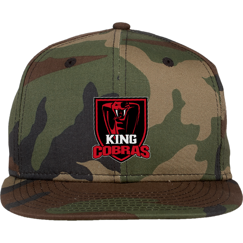 King Cobras New Era Flat Bill Snapback Cap